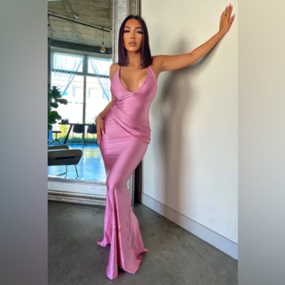Fashion Nova Walk Beside Me Formal Maxi Dress